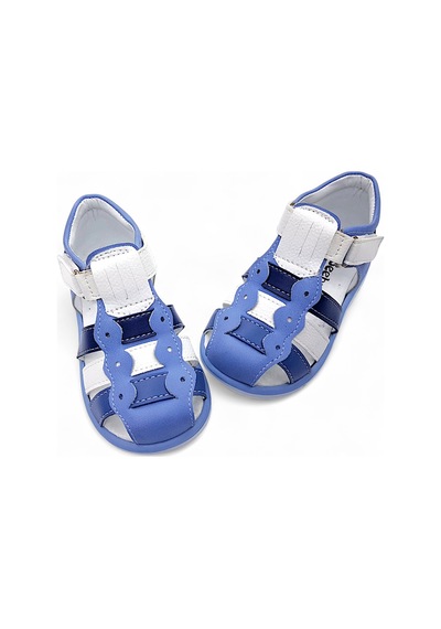 Beebron Ortopedik Erkek Bebek Ve Çocuk Sandaleti Ebgcm2406 Mavi Lacivert Beyaz
