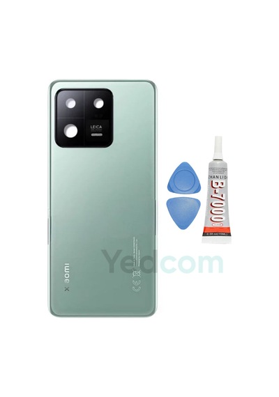 Xiaomi Mi 13 Pro Yeşil Kamera Camlı Arka Cam Batarya Pil Kapağı Telefon Arka Kapakxiaomi