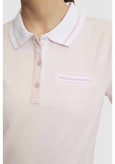 U.s. Polo Assn. Kadın Açık Pembe Tişört Basic 50323455-vr078 Acık Pembe
