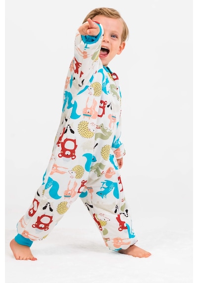 Babymod Elyaf Dolgulu 2,5 Tog Pamuklu Penye Astarlı Kız /erkek Çocuk Uyku Tulumu Mavi