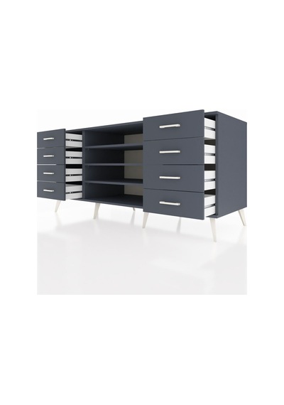 Kronos Konsol 3 Raflı 8 Çekmeceli 176x59x83 Antrasit-antrasit/antrasit Antrasit/antrasit Kronos Konsol 3 Raflı 8 Çekmeceli 176x59x83 Antrasit-antrasit/antrasit Antrasit/antrasit