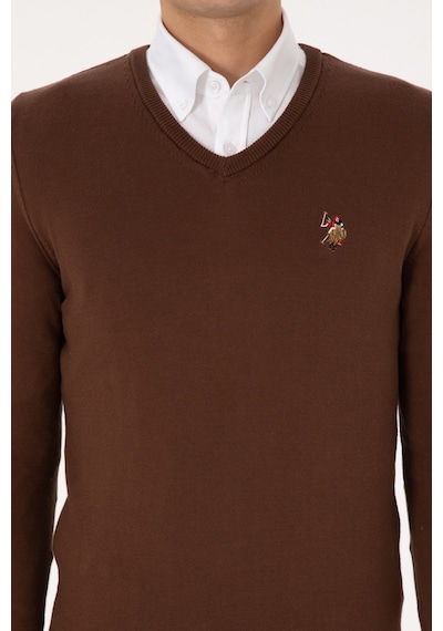 U.S. Polo Assn. Erkek Kahverengi Basic Kazak 50307778-VR029