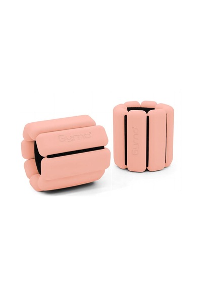 Gymo Pro Series Ayarlanabilir Silikon Bilek Ağırlığı 2x500gr Somon Pembe
