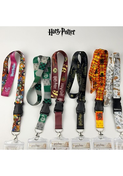 Bak Gel Al Harry Potter Chibi Karakterler Lisanslı Boyun Askı İpi, Hogwarts Lanyard Seti, - Bgaharryip006