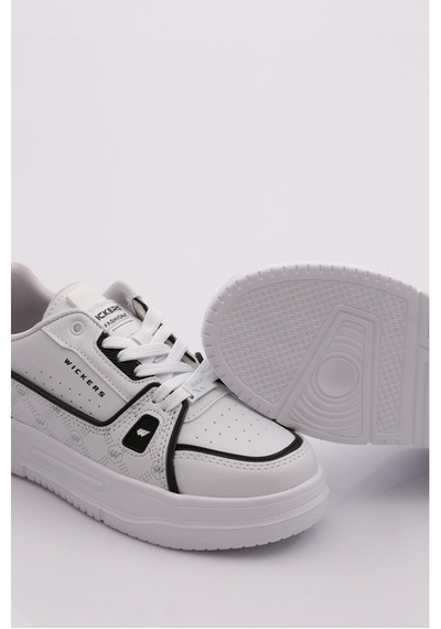 Wickers 3117 Beyaz-siyah Unisex Günlük Sneaker Ayakkabı