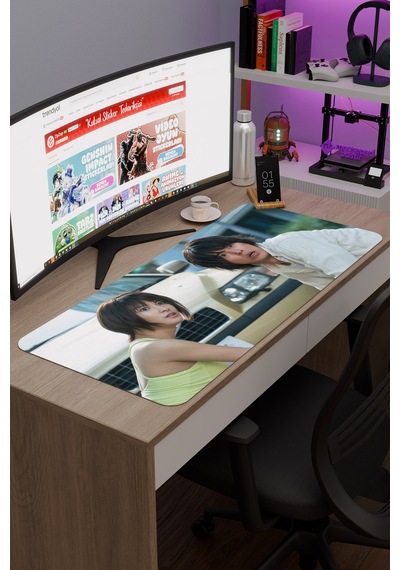 Alice İn Borderland V2 90x40 Xxl Gaming Kauçuk Kaymaz Taban Mouse Pad Fare Altlığı