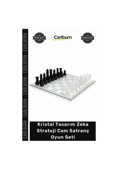 Satranç Lüks Modern Şık Dekoratif Kristal Tasarım Hediye Zeka Strateji Cam Satranç Oyun Seti