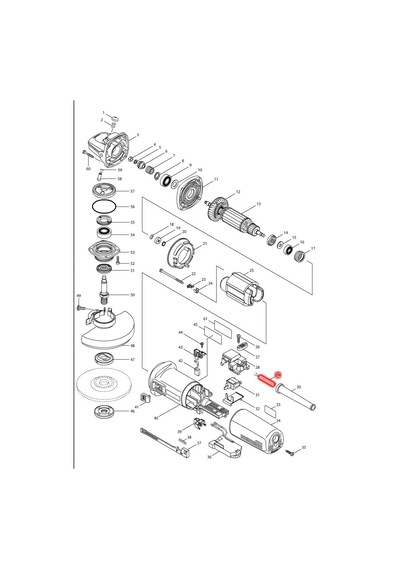 Makita 9565CVR Kablo Ürün Kodu 665394-6