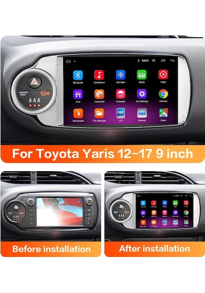 Toyota Yaris Android Multimedya 9 İnc Hd Ips Ekran 2/32GB