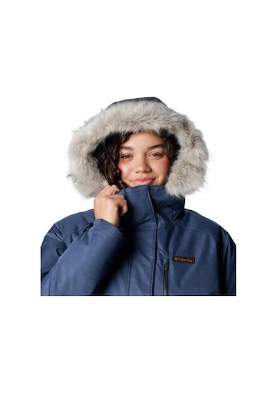 Columbia Suttle Mountain Long Insulated Kadın Mont Lacivert