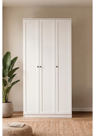 Terra 3 Kapaklı Gardırop Y:209 G:103 D:52 / Beyaz