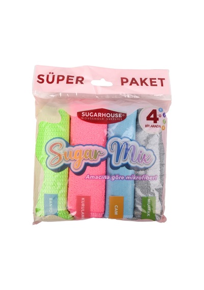 Sugar Mıx Temızlık Bezı 4lu Diğer