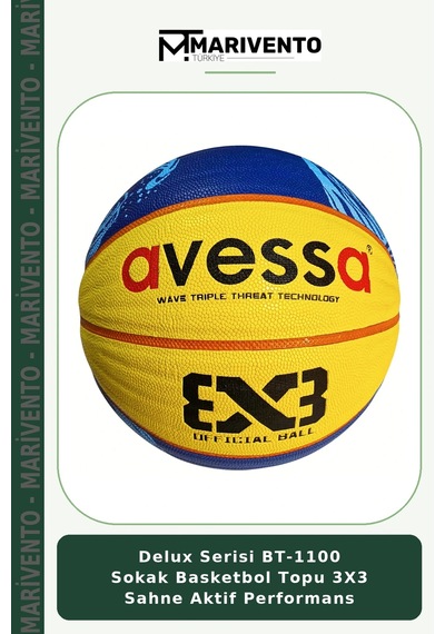 Delux Serisi Bt-1100 Sokak Basketbol Topu 3x3 Sahne Aktif Performans