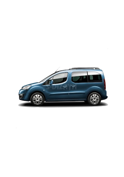 S-Dizayn Peugeot Partner Tepee Krom Cam Çıtası 2 Prç 2008-2018
