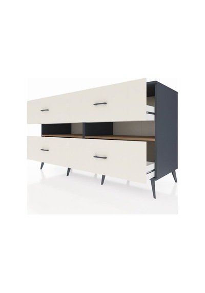 Kronos Konsol 2 Raflı 4 Çekmeceli 176x59x99 Antrasit-çam/aytaşı Atlas Çam/aytası - Antrasıt Kronos Konsol 2 Raflı 4 Çekmeceli 176x59x99 Antrasit-çam/aytaşı Atlas Çam/aytası - Antrasıt