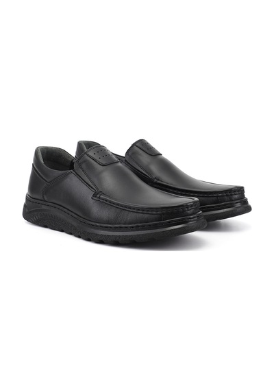 Gönderir Erkek Siyah Hakiki Deri Comfort Ayakkabı Ddma86942896