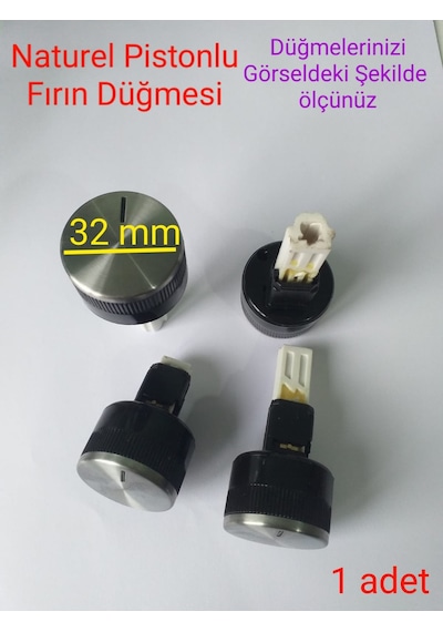 Naturel Ankastre Fırın Düğme Pistonlu