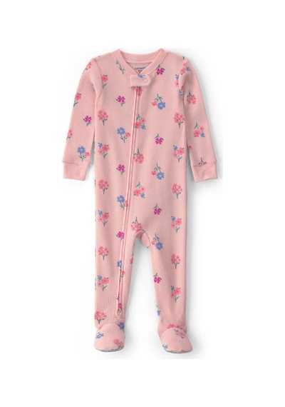 Carter's Kız Bebek Fermuarlı Patikli Tulum Pembe 1w136410