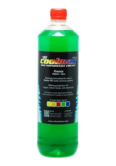 Srf Coolmax Bilgisayar Soğutma Sıvısı 1000ML Kristal Yeşil