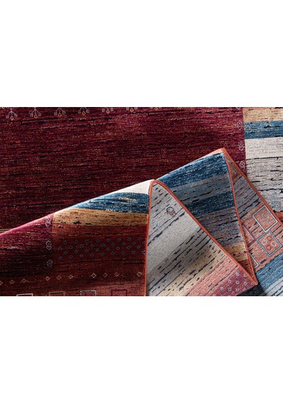 Artemis Halı Bella 06475a Bordo Terra Bohem Retro Tarz İpek Halı