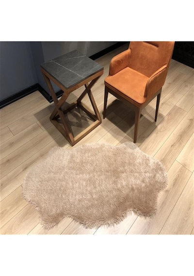 Tüy Dökmez Tavşan Tüyü Post Halı Camel Camel