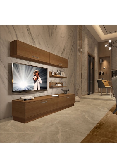 Decoraktiv Eko 5b Slm Std Tv Ünitesi Tv Sehpası Ceviz