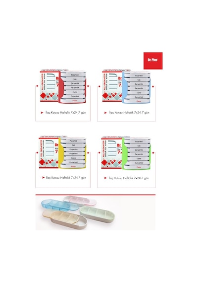 Dr Plus Haftalık Kutusu 7 x 24