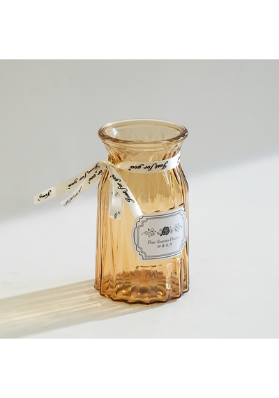 Porsima Dhz90225 Dekoratif Cam Vazo Kahve 14cm-400ml