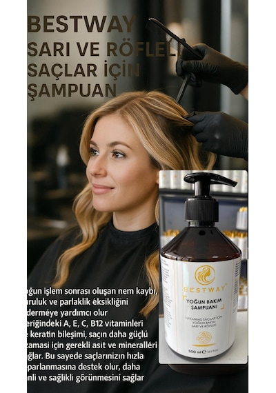 Bestway Sarı Ve Röfleli Saçlar İçin Yoğun Bakım Şampuanı