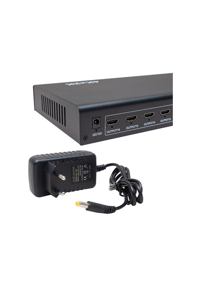 POWERMASTER PM-4948 16 PORT 1080P 4KX2K 3D 16 PORT HDMI SPLITTER DAĞITICI
