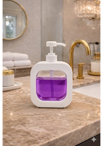 Buççin Online Mağaza 300 Ml Tezgah Üstü Dikdörtgen Banyo Mutfak Sıvı Sabunluk Banyo Mutfak Bulaşık Lavabo Deterjanlık P Çok Renkli