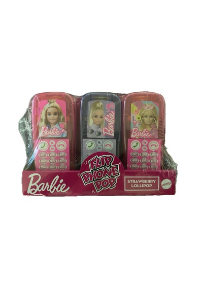 Barbie Flip Phone Pop Strawberry Lollipop 30 G 1 Adet