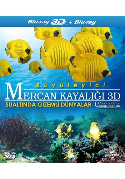 Blu Ray-Büyüleyici Mercan Kayalığı Su Altında Gizemli Dünyalar 3D