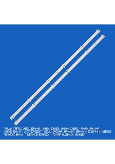 Toshiba 32v2063dt Led Bar Takım