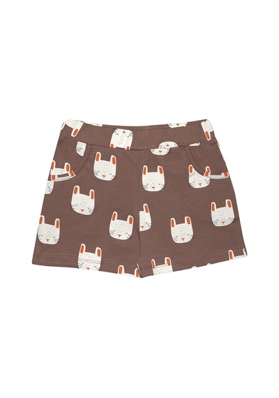 Lovetti Kız Çocuk Sleepy Bunny Desen Şort 1379 Çok Renkli