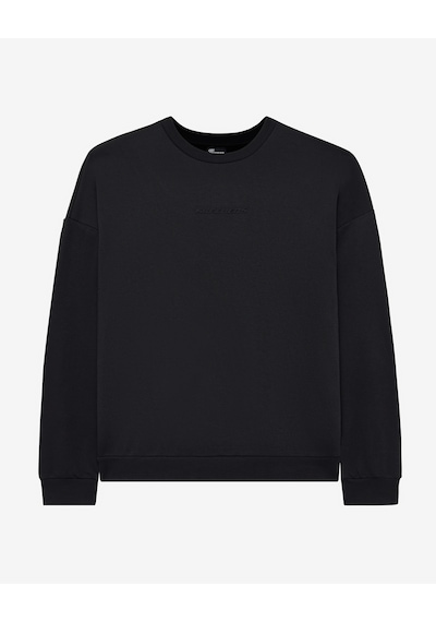 Skechers M Essential Crew Neck Sweatshirt Erkek Siyah S242113-001