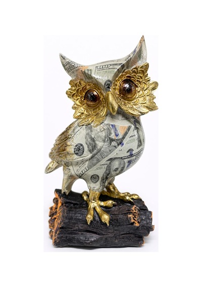 5 Adet Özel Tasarım Polyester Baykuş Dekoratif Figür Masaüstü Süs, Ev Dekoru, 17 X 10 Cm, Owl Figurine 1