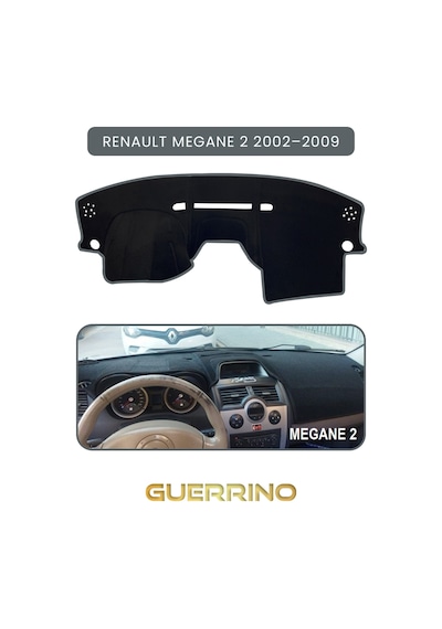 Renault Megane 2 2002 2009 Torpido Koruma Halısı Gri Kenar