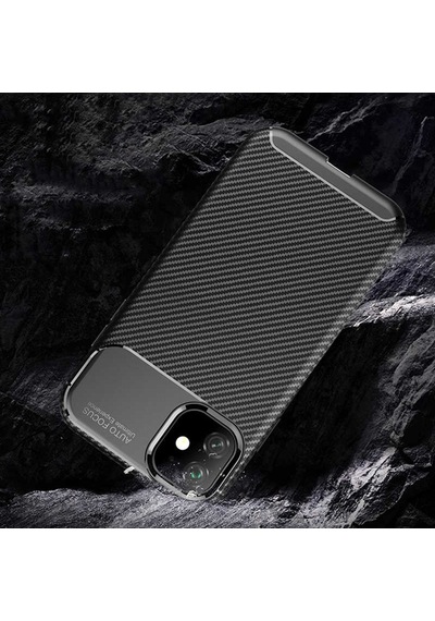Apple Uyumlu iPhone 11 Kılıf Zore Negro Silikon Kapak Siyah