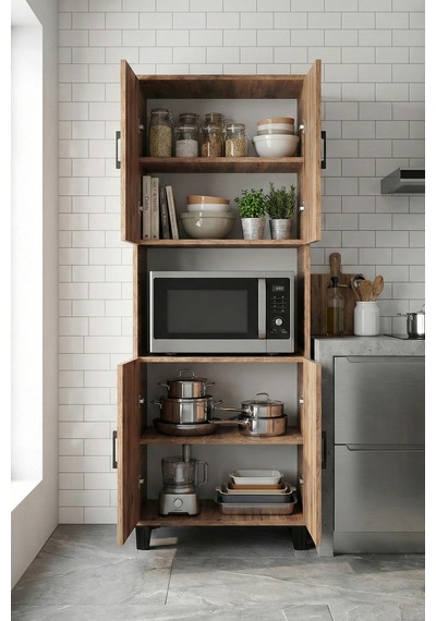 Mutfak Dolabı Atlantik Çam 70 Cm Kahverengi
