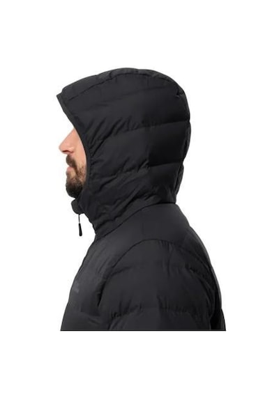 Jack Wolfskin Ather Down Hoody M Rds 1207681-out Ceket Black Erkek Mont Siyah