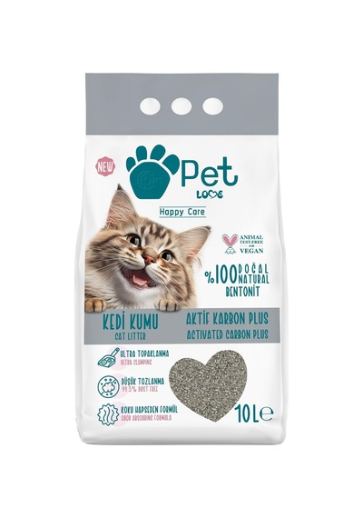 Kedi Kumu Aktif Karbon Kokulu 10 Litre