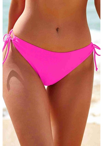 Angelsin Özel Tasarım Bağlamalı Bikini Altı Pembe 001