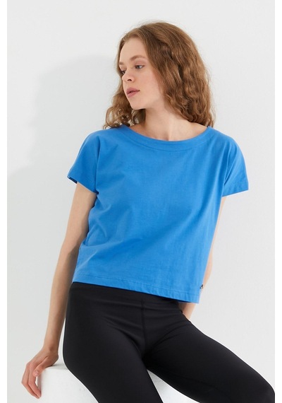 Kadın T-shirt Mavi