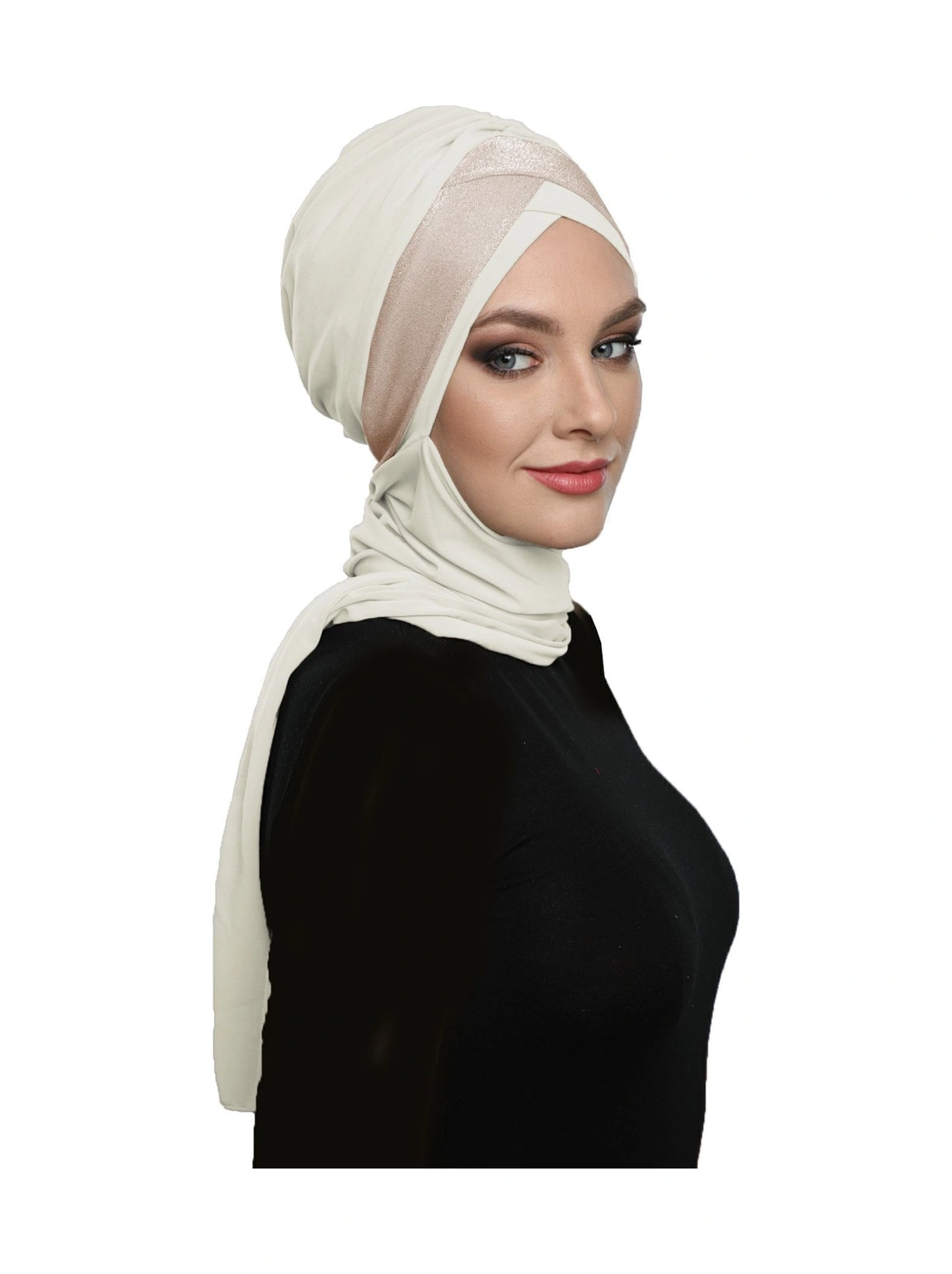 Elysianfidan Çapraz Pike Atkılı Astarlı Krem-bej Hazır Türban Tesettür Bone Krem Elysianfidan Çapraz Pike Atkılı Astarlı Krem-bej Hazır Türban Tesettür Bone Krem