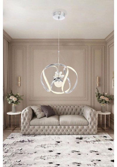 Eray Aydınlatma 1688-40 Krom Led Avize