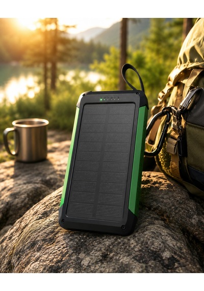 3'ü 1 Arada Solar Powerbank Turuncu