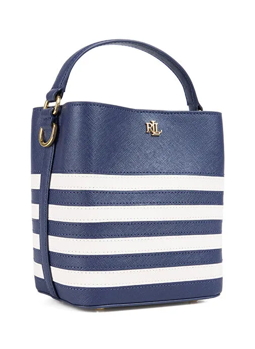 Lauren Ralph Lauren Lacivert Kadın Deri El Çantası
