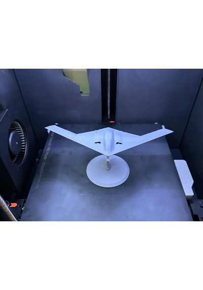 B21 Savaş Uçağı Modeli Beyaz Renk 15 Cm Ev Ofsi Dekoratif Obje
