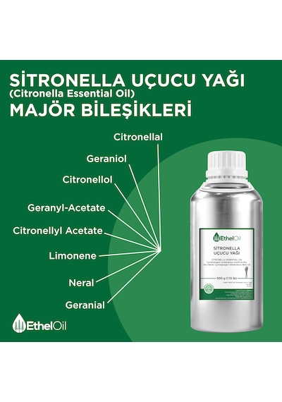 Etheloil Citronella Uçucu Yağı 500 G